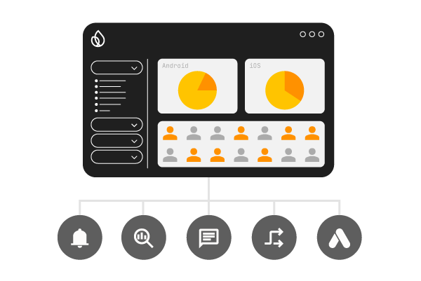 Illustration of analytics dashboard